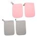 minkissy 2 Pairs Wax Thermal Insulation Gloves Moisturizing Gloves Socks Paraffin Wax Booties Cracked Heel Socks Wax Gloves Paraffin Bath Mitt Spa Plush Moisturizing Socks Work Hand