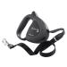 Ferplast dog leash flippy tech roller line medium -sized dogs up to 25 kg.Extendable belt band max. 3 m. Individual locking and unlocking button black max 25 kg - 3 m belt black