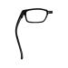 (Must Buy Both Eye) Black-Left Eye +0.00 Reading Glasses with Different Strength for Each Eye Black-left Eye 0.0 x