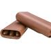 Cigar Case Cigar Humidor with Cedar Wood Lining Travel Portable Leather Cigar Humidor Waterproof Holds 3 Cigars Brown - Buy Online on GoSupps.com