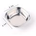 2 Pcs Small Animal Bowl Stainless Steel Single Hamster Feeder Small Dish Spoon Pet Food Bowl for Small Animal Rabbit Hamster - Buy Online on GoSupps.com