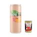 Italian Gourmet E.R. Pack of 24 Fuze Tea tea bags black tea peach with a hint of Rosette sleek can 33 cl iced tea and gourmet Italian polpa 400 g