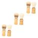 Fomiyes 6 STK Bartbrush The art of shaving shaving brushes and bowl roof cream brush shaving accessories roofs shaving brush salon shaving brushes Beauty gifts handbook wood hairbrush man