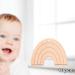 Amagogo 10x Beech Wood Baby Chew Toys | Wooden Teething Rainbow Shapes for Infants - Buy Online on GoSupps.com