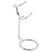 Stylish Stainless Steel Shaving Stand & Brush Holder - Practical Bathroom Solution for Men - Buy Online on GoSupps.com