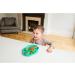 Matchstick Monkey Baby Weaning Section Plate - Green | 3 Split Sections, Antimicrobial, Anti-Slip, BPA-Free | 12+ Months - Buy Online on GoSupps.com