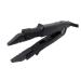 Hair extension iron 1pc Professional Adjustable Temperature Constant Hair Extension Iron Heat Keratin Fusion Connector Hair Extensions Tools(B-Black)