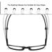 Portable Folding Reading Glasses for Women Men Blue Light Blocking Readers Multifocus Anti Glare Glasses(Couleur:Gray Grandeur:1.0x) - Buy Online on GoSupps.com