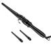 Professional Curling Iron Tapered Curling Wand 1-1/2" Ceramic Hair Curler Fast Heat-up Multiple Temp Settings Curling Wand with LED Display Auto Shut Off and 2 Hair Clips