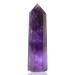 Xiannvxi 2 "Amethyst crystals healing crystal wall gemstones stones tower natural hexagonal point rods meditation energy therapy stones amethyst 2 inches