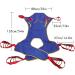 Universal Patient Lift Sling Full Body Lifts Slings with Head and Back Support Transfer Sling for Elderly 6 Straps - Medium - Buy Online on GoSupps.com