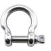 4 Pcs Stainless Steel Anchor Shackle 1/4 - Heavy Duty Bow Shackle for Lifting, Sailing, Camping - Screw Pin Hardware for Chains, Wirerope - Outdoor Survival Gear - Buy Online on GoSupps.com