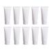 20 100ml of empty white plastic bottles for cosmetics lotion shampoo facial cleaning make-up sample soft container vials container with folding lid 100 ml
