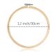 Caydo 12 Inch Bamboo Embroidery Hoop for Cross Stitch and Sewing - Buy Online on GoSupps.com