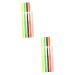 Baluue 10 Pcs Halloween Paint Pen Eye Liner Glow Eyeliner Pencil Women Makeup Tool Stamp Eyeliner Plastic 12.00X0.80X0.80CMx2pcs Assorted Colorx2pcs