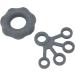 Hand Grip Strengthener Reduce Stiffness Skin Friendly Soft Silicone Finger Exerciser Lightweight for Weak Hands Dark Grey - Buy Online on GoSupps.com