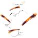 12PCS Brown Plastic Metal Alligator Hair Clips - Professional Salon Barrettes Duck Bill Teeth Clips, 4.9CM (1.77 Inch), Non Slip Band Clips - Pack of 12 - Buy Online on GoSupps.com