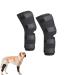 Dog Knee Brace 2 Pcs Canine Rear Hock Joint Brace Support Helps Relieve Injured Dislocated Patella Arthritis or Diseased Pet's Legs Dog Leg Braces for Back Leg|Black (S)
