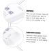 100 Pack Disposable Vomiting Bags - White Leather Airsickness Bags - 25x12.5cm - Set of 2 - Buy Online on GoSupps.com