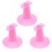 Milisten 3pcs Nail Finger Rest Finger Stand for Painting Nails Manicure Finger Holder Gel Pink Easel Painted