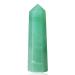 XIANNVXI 2" Green Aventurine Crystal Wand Healing Crystals Wand Tower Natural Gemstone Stone Hexagonal Point Wand for Reiki Meditation Therapy Energy Direction