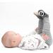 Dotty Fish Soft Leather Baby Shoes for Boys | Non Slip Toddler Shoes with Animal Designs | Sizes 0-6 Months to 4-5 Years | Grey & White Panda Design - Buy Online on GoSupps.com