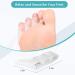 Haofy Silicone Toe Spreader - 4 PCS Small Toe Separator for Overlapping Toes Relief from Pressure & Pain - Buy Online on GoSupps.com