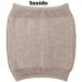 Unisex Cashmere Waist Warmer - Soft Wool Warming Belt for Lower Back Support | Elastic Comfort in Camel - Buy Online on GoSupps.com