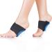Hilph Copper Arch Support Brace for Women & Men Plantar Fasciitis Relief Wrap with Built-in Orthotic Support Copper Compression Arch Support for Flat & Fallen Feet High Arch Foot Pain (1 Pair) Foot Arch Brace with PP Support