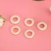 100 pcs 25mm Natural Wooden Baby Teething Rings - DIY Craft Accessories for Safe Teething - Buy Online on GoSupps.com