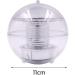 Water Floating LED Ball Lights Solar Power Pool Lamp for Garden Pool Pond Decoration 2pcs (Warm Light) - Buy Online on GoSupps.com