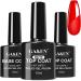 No Wipe Gel Matte Mirror Top Coat Base Coat LED Lamp Needed Quick Dry Long Lasting Gloss Clear Resin Polish Nail Art Glue For Home And Salon Use
