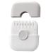 Split Ends Hair Trimmer for Women 2 in 1 Mini Portable Cute Hair Brush Detachable Dustproof Knob Adjustable Stainless Steel Slicer Hair Clipper Grey Split Ends Hair Trimmer