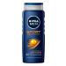 NIVEA MEN NIVEA MEN Sports Shower Gel (500ml) Skin Friendly pH Care Shower with Revitalizing Fragrance Body Wash for Men with Minerals for Body Face and Hair