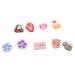 NTCPEFY 2000 Pieces 3D Fruit & Flower Soft Clay Slices | DIY Nail Art Decorations - International Shipping - Buy Online on GoSupps.com