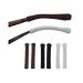 Jcyuani 4 pairs of glasses brick cover smoothness anti-slip covering anti-shedding knitted glasses footbag glasses replacement accessories hearing protection against friction