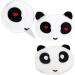 JECOMPRIS 2ST Warm Panda Mask | Disposable Protective Neck Cuff for Girls | Windproof Cotton Cover for Autumn | Cute White Personality Design - Buy Online on GoSupps.com