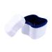 HEALIFTY Denture Box Case Denture Box False Teeth Box with Sink (Blue)
