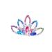 DOITOOL 1pc Prom Hair Clips Diamond Headpiece Hair Accessories for Women Prom Bridal Hair Comb Wedding Colored Hair Clips Barrettes for Women Princess Headwear Tiara Girl Women's Hair Ring