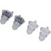 4Pcs Concert Ear Plugs - Noise Reduction Silicone Earplugs for Musicians | Ergonomic Drummer Hearing Protection - Buy Online on GoSupps.com