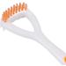 Baby Tongue Scraper Cleaner | Tongue Brush for Bad Breath | Maintain Mouth Health - Orange - Buy Online on GoSupps.com