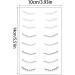 Lower Lash False Eyelashes | Natural Cartoon Individual Lashes Comic Style - Convenient Eye Makeup Sweatproof Bottom Lash Extension for Women Theme  - Buy Online on GoSupps.com
