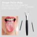 Stainless Steel Tongue Scraper Set for Fresh Breath - Oral Care Cleaner - Buy Online on GoSupps.com