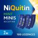 NiQuitin Minis Mint 2 mg Lozenges - 100 Mini Lozenges for Smoking Craving Relief - Pocket-Sized Container - Reduce & Quit Smoking Aid - Buy Online on GoSupps.com