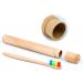 Amoy Bamboo Travel Toothbrush Case Set - 2 Reusable Portable & BPA-Free | Eco-Friendly Travel Essentials - Buy Online on GoSupps.com