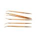 FRCOLOR Eyeliner Bamboo Brush Set Straight Bent & Angled Make Up Lip Brush | International Shipping - Buy Online on GoSupps.com