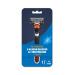 by Amazon Men's 5-Blade Razor Handle Multi-Colour 2 Cartridge Handle and 2 Refill Cartridges