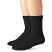 Carolina Ultimate mens Diabetic Non-binding Crew Socks 2 Pack Medium Black