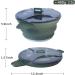 2.5L Collapsible Camping Cook Pot,Portable Cookware for Outdoor Hiking - Buy Online on GoSupps.com