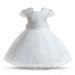 NNJXD Baby Girl Dress Tutu Birthday Party Gown 3-4 Years 2007 White